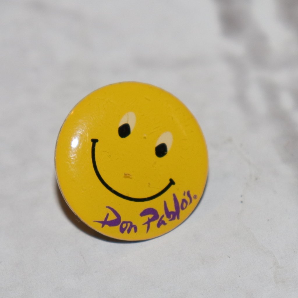 Don Pabalo’s Smiley Face Lapel Pin .75"